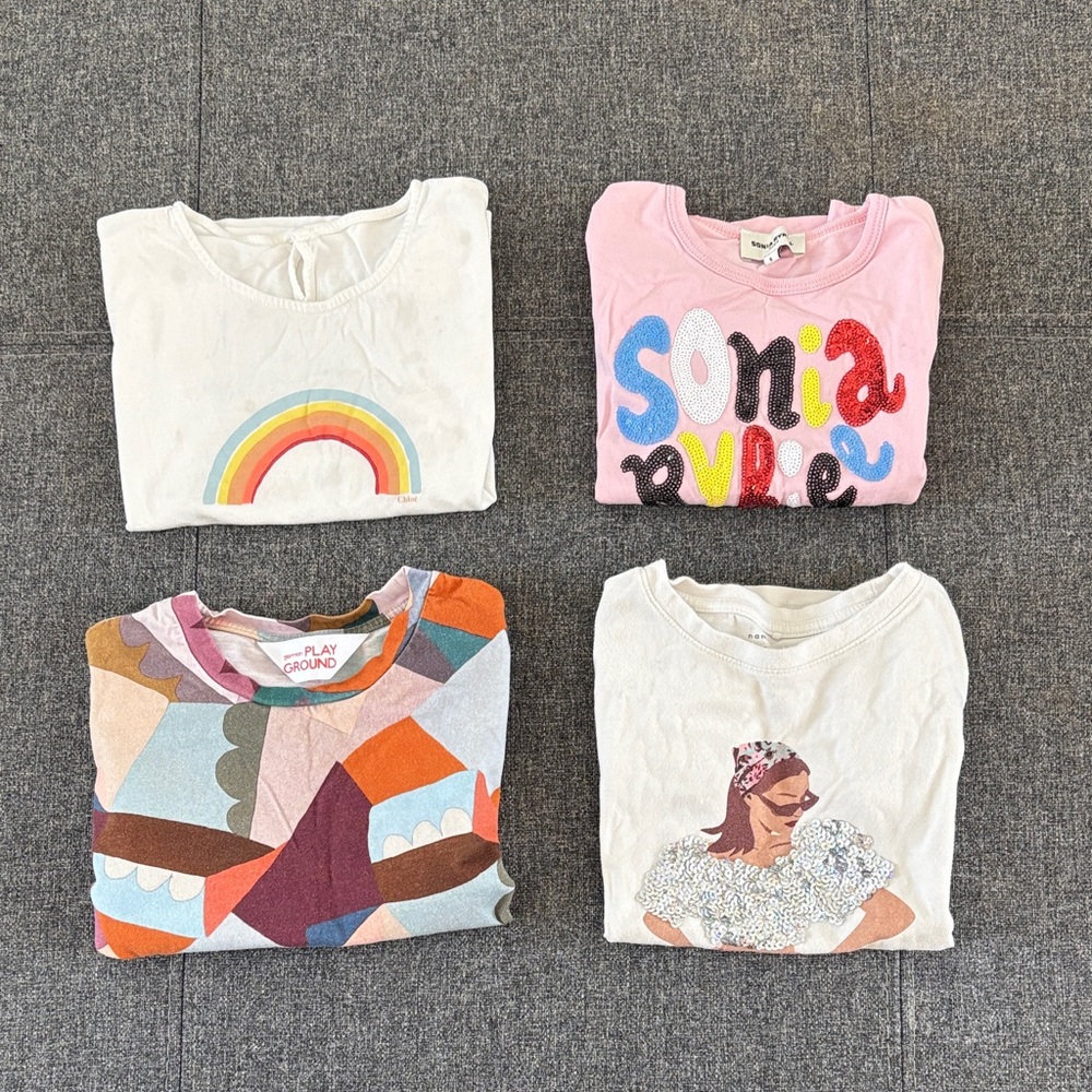 Bundle Of Girl’s Colorful Graphic T-Shirt